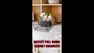 Baffect PullDown Cabinet OrganizerFolding Handle [upl. by Elleimac]