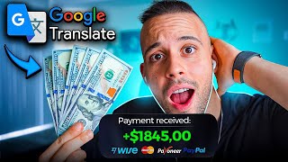 Earn 845Day Using Google Translate FOR FREE  Make Money Online 2025 [upl. by Lester]