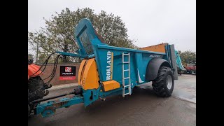 ROLLAND ROLLFORCE 5013 MUCK SPREADER WALKAROUND VIDEO [upl. by Lombardi]