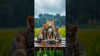 Cat ko thand lag Rahi ha cat catcute emotional catlover youtubevideo [upl. by Asor]