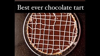 No Bake Triple Chocolate Tart  ASMR Cooking [upl. by Chaunce109]