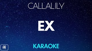 Callalily  Ex KaraokeAcoustic Instrumental [upl. by Llerrehs]