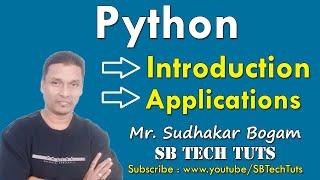 Introduction to Python  Python Introduction and Applications  Python Programming  in Telugu [upl. by Annmarie169]