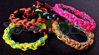 Rainbow Loom Over and Under EASY Bracelet [upl. by Zacharie359]