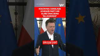 Hołownia Sondaże partyjne dzisiaj są bez znaczenia [upl. by Dickey]