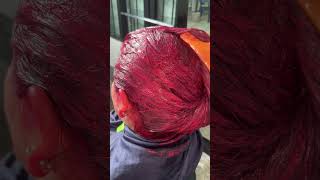 Rojo violeta cabello igoraroyal tintes tutoriales belleza peluquería [upl. by Yra]