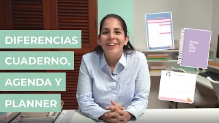 Diferencias entre cuaderno planner y agenda [upl. by Kitti]