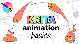 How to Animate in KRITA for Beginners [upl. by Lashonda]