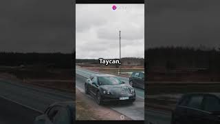 Tesla Model S vs Porsche Taycan Quick Performance Test [upl. by Retluoc]