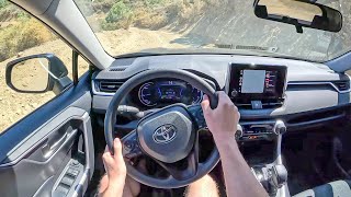 2023 Toyota RAV4 Hybrid Woodland Edition  POV Test Drive [upl. by Ellocin891]