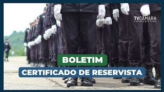 CERTIFICADO DE RESERVISTA ESTÃƒO DISPONÃVEIS PARA RETIRADA [upl. by Kral830]