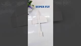 How to make an Origami Super Fly Airplane origamiplane paperplane shorts [upl. by Erine]