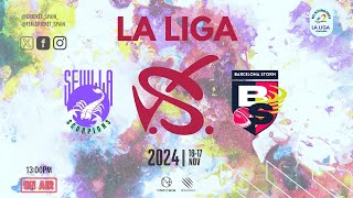 NATIONAL WOMENS LEAGUE 2024 Sevilla Scorpions v Barcelona Storm [upl. by Opiak]