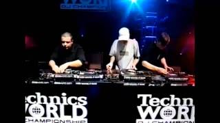 Birdy Nam Nam France  2002 DMC World Team Performance [upl. by Botnick]