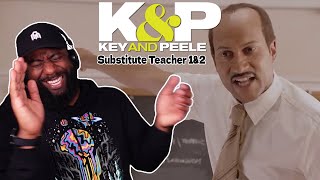 Key amp Peele  Substitute Teacher 1 amp 2 Reaction [upl. by Otsugua591]