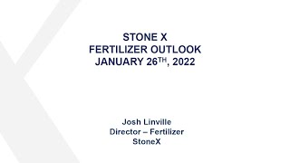 Think Wheat 2022  StoneX Fertilizer Outlook [upl. by Zellner462]