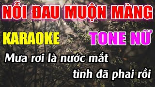 Nỗi Đau Muộn Màng Karaoke Tone Nữ  Cm  Karaoke Đức Duy  Beat 2024 [upl. by Esnohpla]