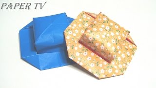 Paper TV Origami hatcap 모자 종이접기 折り紙 帽子 como hacer sombreros de papel chapéu de papel [upl. by Astiram240]