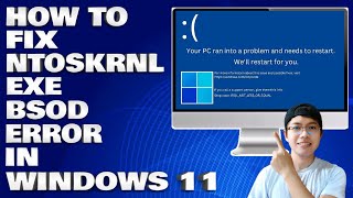 How To Fix Ntoskrnlexe BSOD Error in Windows 1110 [upl. by Essenaj]