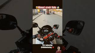 Duke crash video 😡 zx10rvsninja1000 automobile rider ninja zx10rr motovlog bikeride zx10 [upl. by Naeruat]