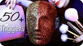 ASMR 50 Triggers over 3 Hours NO TALKING Ear Cleaning Massage Tapping Peeling Umbrella amp MORE [upl. by Hyde]