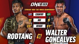 Rodtang Was Pushed To The Limit 😱⚡ Full Fight vs Walter Goncalves [upl. by Acihsay]