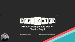 Replicated Day 2 Product Demo  The Vendor Experience [upl. by Raynah717]