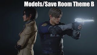 Resident Evil 2 Remake Save Room Theme Model Screen Extended [upl. by Elli]