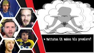 Lets Players Reaction To Mettaton EX Making His Appearance  Undertale [upl. by Ynna]