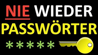 NIE wieder PASSWÖRTER PASSKEYS einfach erklärt [upl. by Leahcam110]