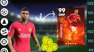 Nominating Contract Casemiro Best Training Guide  efootball 2025 ✨ [upl. by Eirffej]