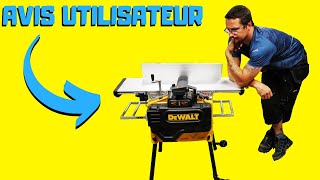 PRÉSENTATION ET TEST raboteuse dégauchisseuse DEWALT D27300 QS [upl. by Diantha]