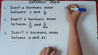 Harmonic Mean  Explain in Detailed [upl. by Arakahs]