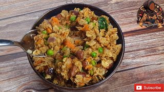 The Most DELICIOUS Weight Loss Oats Recipe  Oats Upma Recipe [upl. by Myrna853]