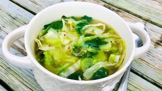 CABBAGE SOUP for DETOX and WEIGHT LOSS  VEGAN SOUP  EASY QUICK SIMPLE INGREDIENTS CABBAGE SOUP [upl. by Ierdna]