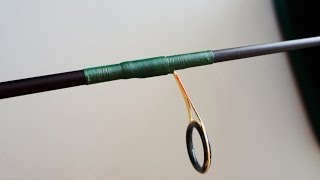 Wrapping Rod Guides Using Braided Line [upl. by Streeter]