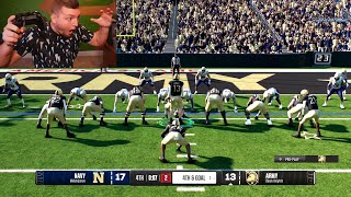 Army vs Navy in College Football 25 [upl. by Esor]