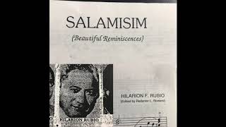 Salamisim Beautiful Reminiscences Piano Part  Hilarion F Rubio [upl. by Epoh]