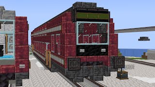 DBBR Doubledecker low floor Train Concept Minecraft Create Mod [upl. by Katya883]