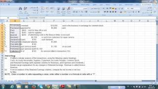 P1 1A Analyze transactions and compute net income 1 [upl. by Suki]