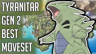 Tyranitar Gen 2 Best Moveset  Tyranitar Best Moveset Moves Pokemon Gold Silver Crystal [upl. by Ohcirej]