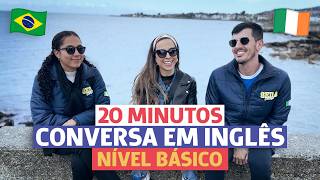 20 minutos de CONVERSAÇÃO BÁSICA em inglês  Diálogos para iniciantes [upl. by Saraann]