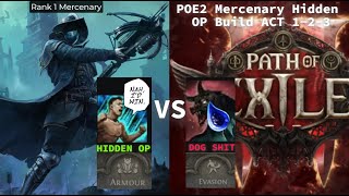 POE 2 Rank 1 mercenary new meta hidden OP build setup for ACT 123 from Rank 1 lost ark player [upl. by Grosmark318]