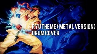 Ryu Theme Song Drum CoverGameplay HADOUUUKEN [upl. by Clarkson]