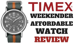 TIMEX WEEKENDER INDIGLO MENS WATCH REVIEW MODEL T2N649 [upl. by Zita]