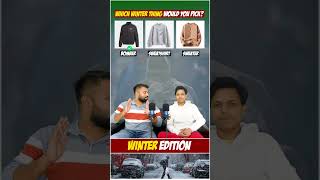 Winter is coming  This vs That  Winter Edition  Things to buy in winters quizgames winters [upl. by Gaylor]