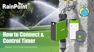 RainPoint  How to quickly connect to WiFi amp set the app to control water timergarden [upl. by Cela]