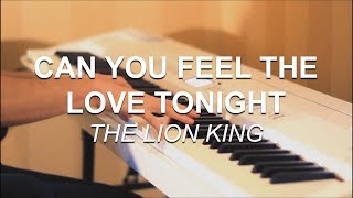 Joel Sandberg  Can You Feel the Love Tonight The Lion King Piano Cover  Sheet Music [upl. by Abbey]