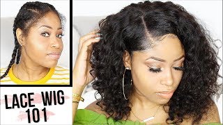 HOW TO APPLY LACE WIG FOR BEGINNERS  EASY [upl. by Odiug]