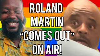 Roland Martin Gets Caught Doing THIS Live [upl. by Notlrac]